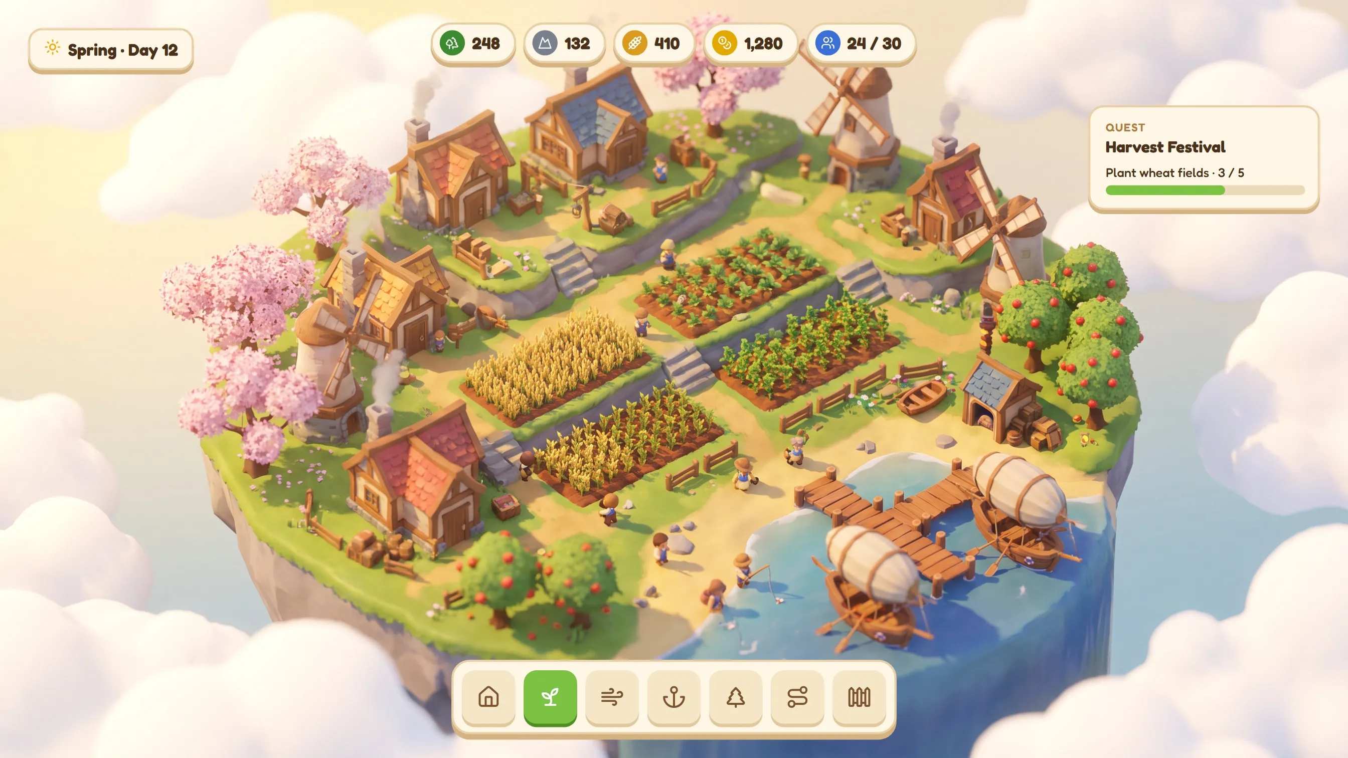 Skyhaven, Cozy builder